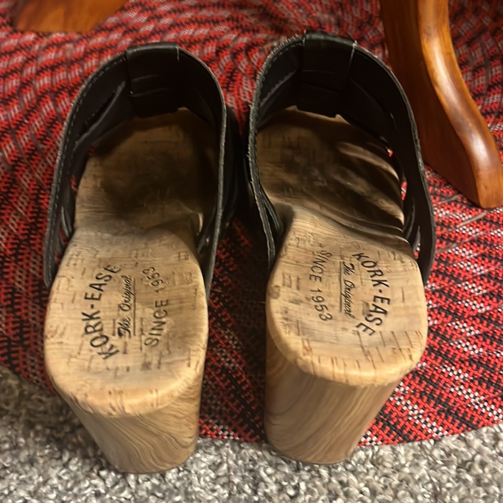 Kork-Ease Open Toe Platform Sandals Size 8 - Picture 2 of 10